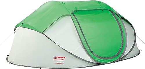 Miniatura 8 de Coleman Pop-Up Instant Tent Sets Up in 10 Seconds, Portable & Lightweight 2/4 Person Weatherproof Camping Tent with Adjustable Rainfly