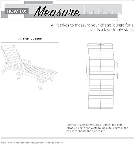 Miniatura 4 de Classic Accessories Ravenna - Funda para tumbona de patio resistente al agua de 86 pulgadas, para exteriores