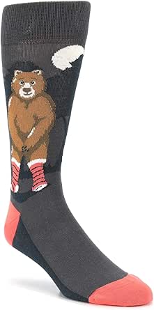 Amazon.com: Statement Sockwear Men's Bear Naked Socks (Dark Gray