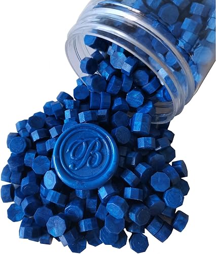 PORXFLY 400 cuentas de cera de sellado para sello de cera, cuentas de sello de cera ideales para invitaciones de boda, sobres de tarjetas PORXFLY 400 cuentas de cera de sellado para sello de cera, cuentas de sello de cera ideales para invitaciones de boda, sobres de tarjetas