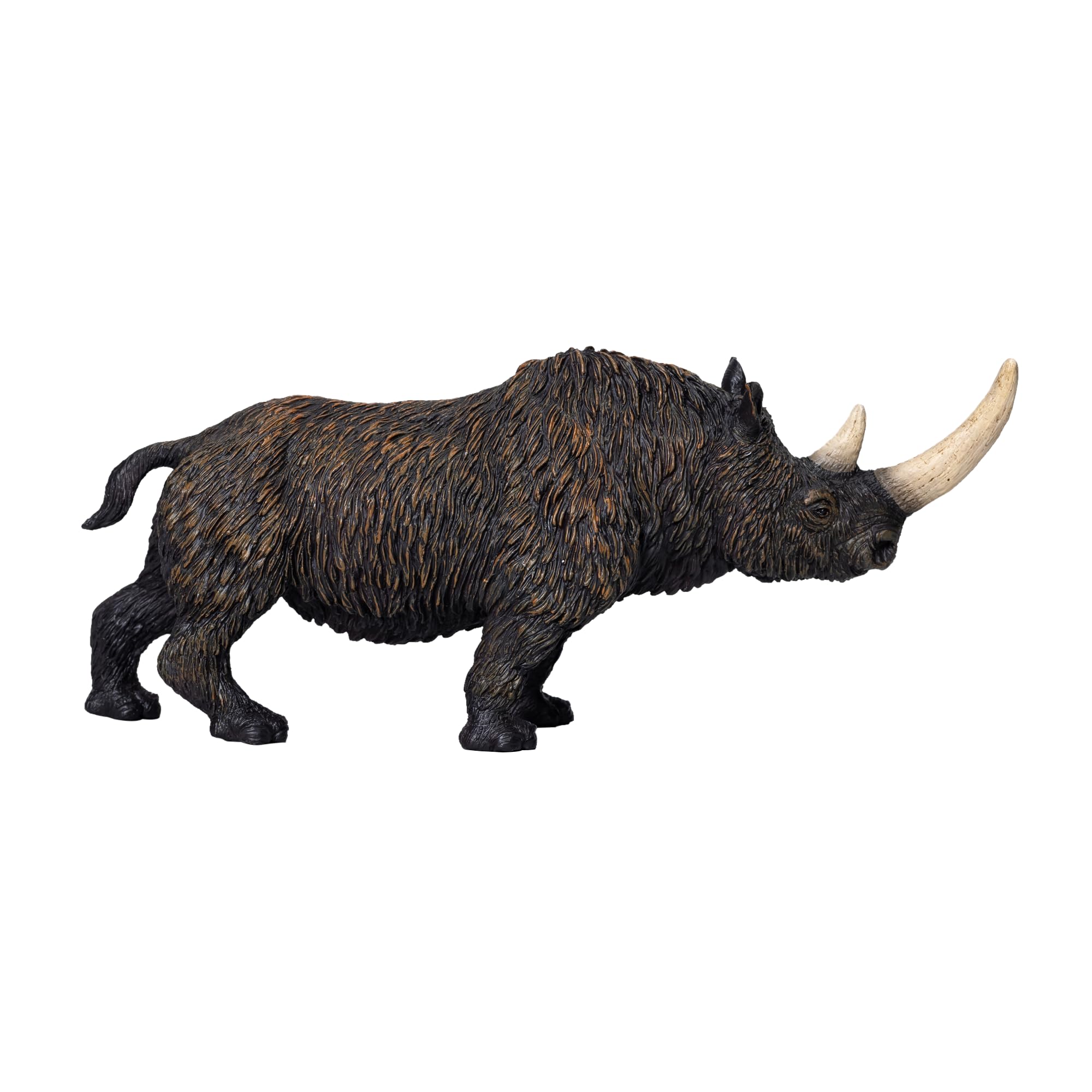 MOJO Woolly Rhino Prehistoric Animal Toy Figure Extinct Dinosaur for Play and Collection