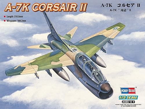 Hobby Boss HY87212 A-7K Corsair II Kit de construcción de modelo de avión