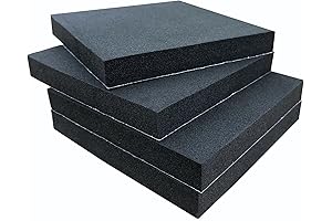 Adhesive Foam Padding, 4-Pack Anti-Vibration Pads for Improved Insulation