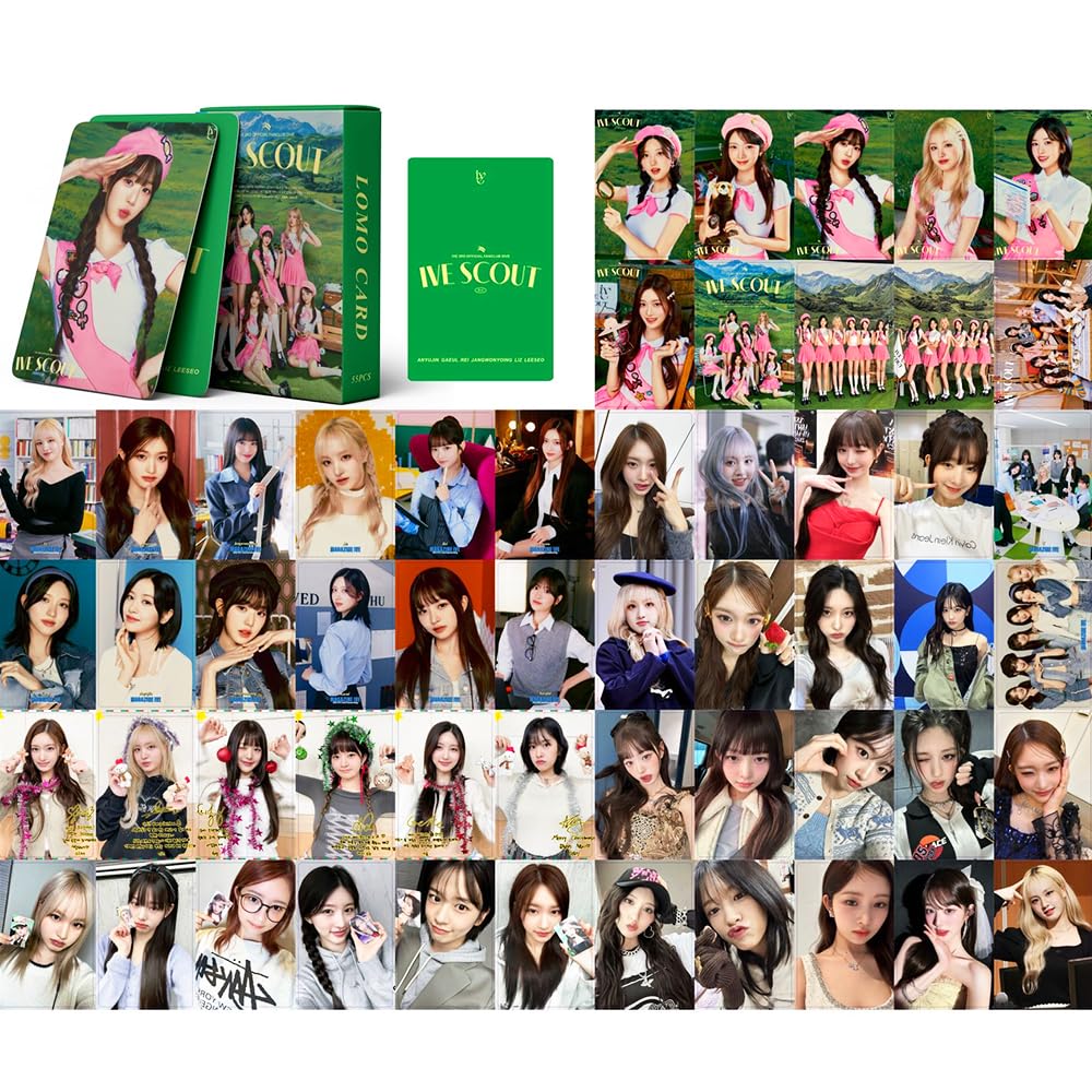 Amazon.com: Funwaretech IVE IVE Scout Photocards 55 Pcs 2024