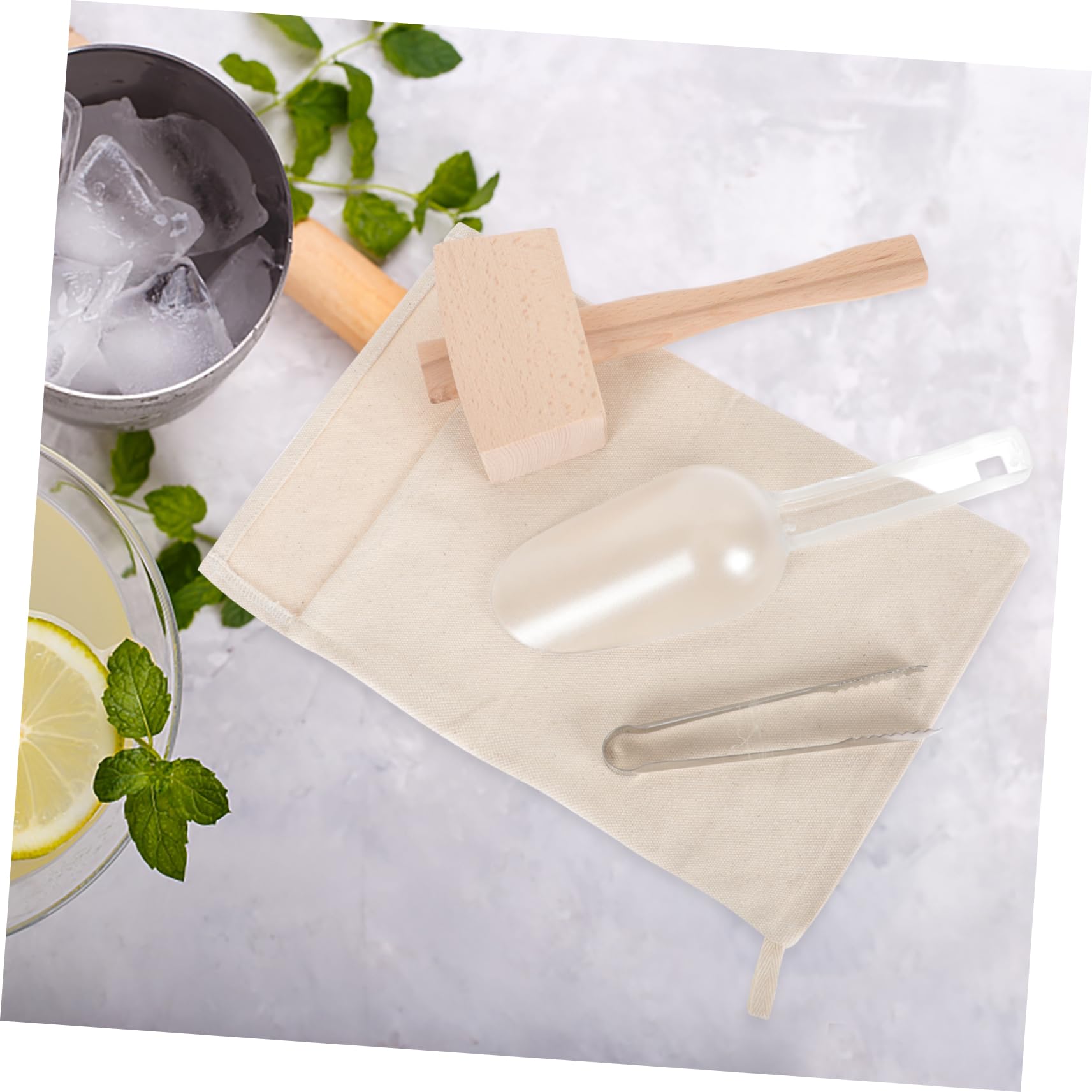 SOIMISS Bolsa De Hielo Casera De Hielo De Madera Herramientas para Bar y Pub para Fiestas Casa