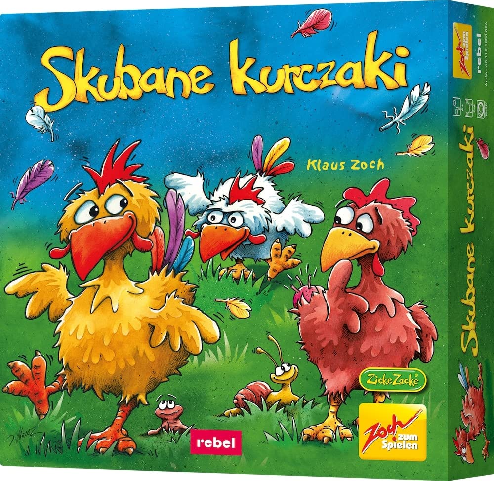 Rebel | Konzentrierte Hühner | Gesellschaftsspiel | Kinderspiel | Alter 4+ | 2-4 Spieler | Spielzeit 15 Minuten