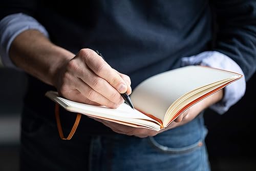 Miniatura 5 de Rhodia Rhodiarama - Cuaderno de cuero sintético con tapa blanda, 3.17onzas, suave forro de papel marfil, 16 colores, 3 tamaños, gran diario, cuaderno