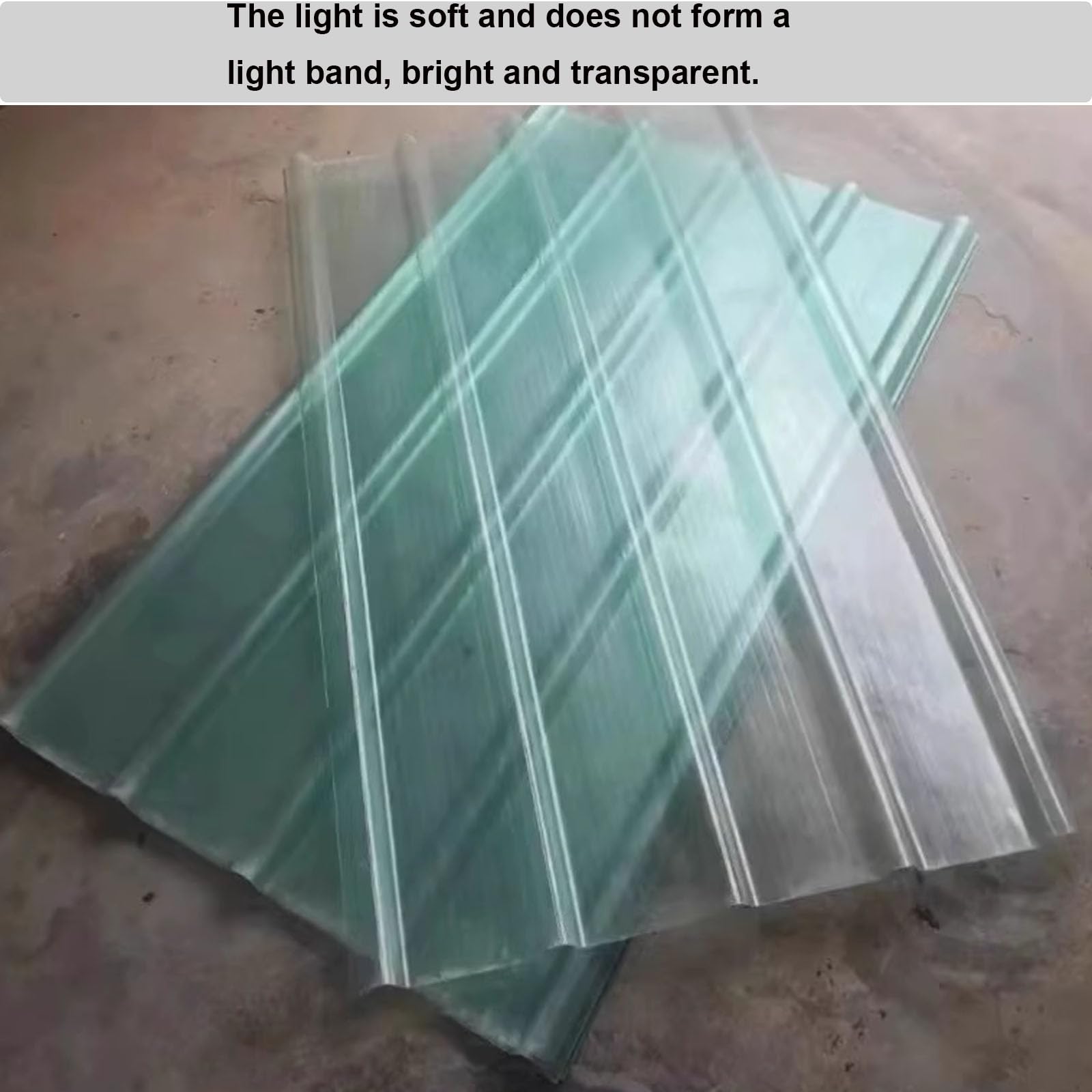 Fogli ondulati per tetti, 1,5 mm, trasparenti, in fibra di vetro, pannelli per illuminazione diurna, per edilizia, materiale di copertura, piastrelle per tetti impermeabili, facili da piegare e