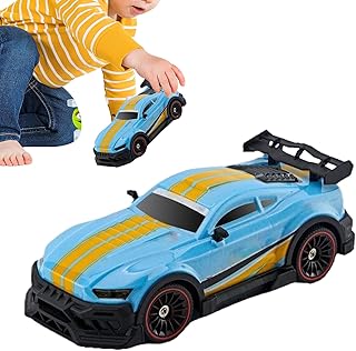 Générique Voiture Télécommandée | Voiture de Drift Jouet,Véhicule Éclairé 2.4GHz Jeu pour Voyage École Maison Loisirs Développer Compétences Coordination Main-Œil 4 5 6 Ans Fille