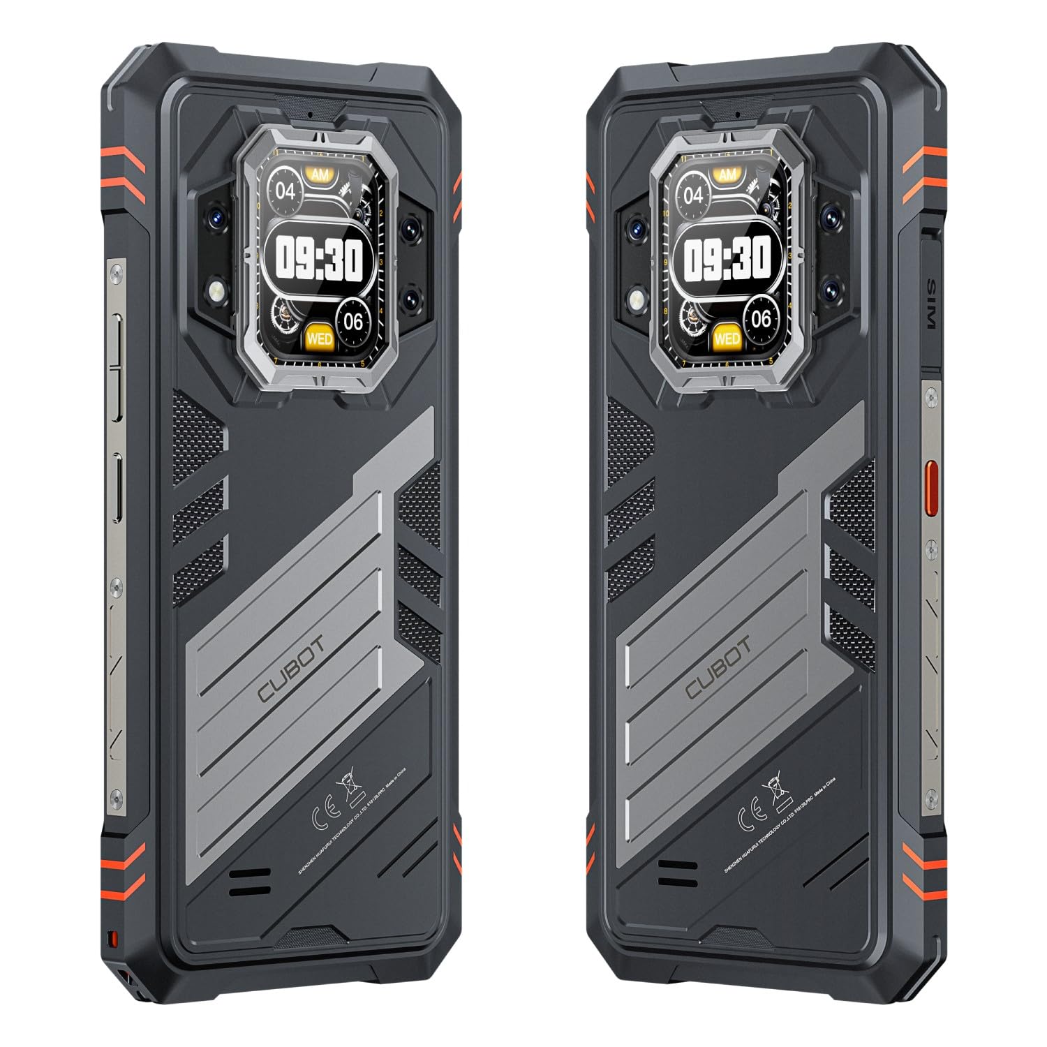 KingKong Star 2 - Smartfon 6,72" FHD+, 24GB (12GB+12GB) RAM i 256GB ROM, Potrójny Aparat 100 MP + Makro 5 MP, Bateria 5100mAh, Android 14, Procesor MediaTek Dimensity 8200, Kolor Czarny