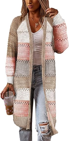 Womens long cardigan coat Clearance