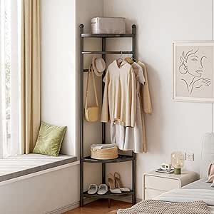 FMA - Appendiabiti Per Carichi Pesanti, Colore: Marrone - Foto 7