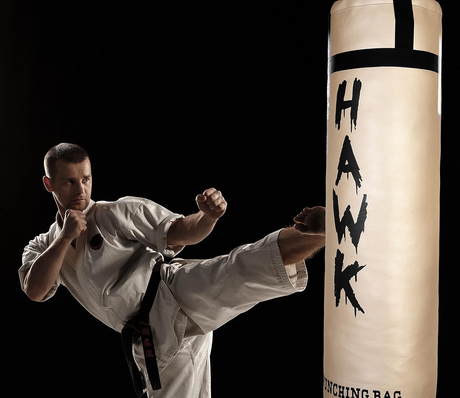 Punching Bag for Boxing Gloves MMA Training Muay Thai Fitness Banana Workout Kickboxing Grappling Karate Heavy Target Bag 4FT UNFILLED (Gold) : Sports & Outdoors