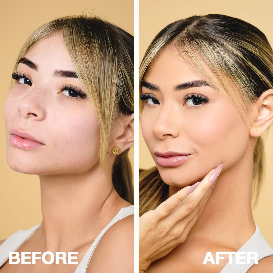Palladio Full-Coverage Color Correction CC Cream, Oil-Free with Peptides & Vitamin C - Image 3