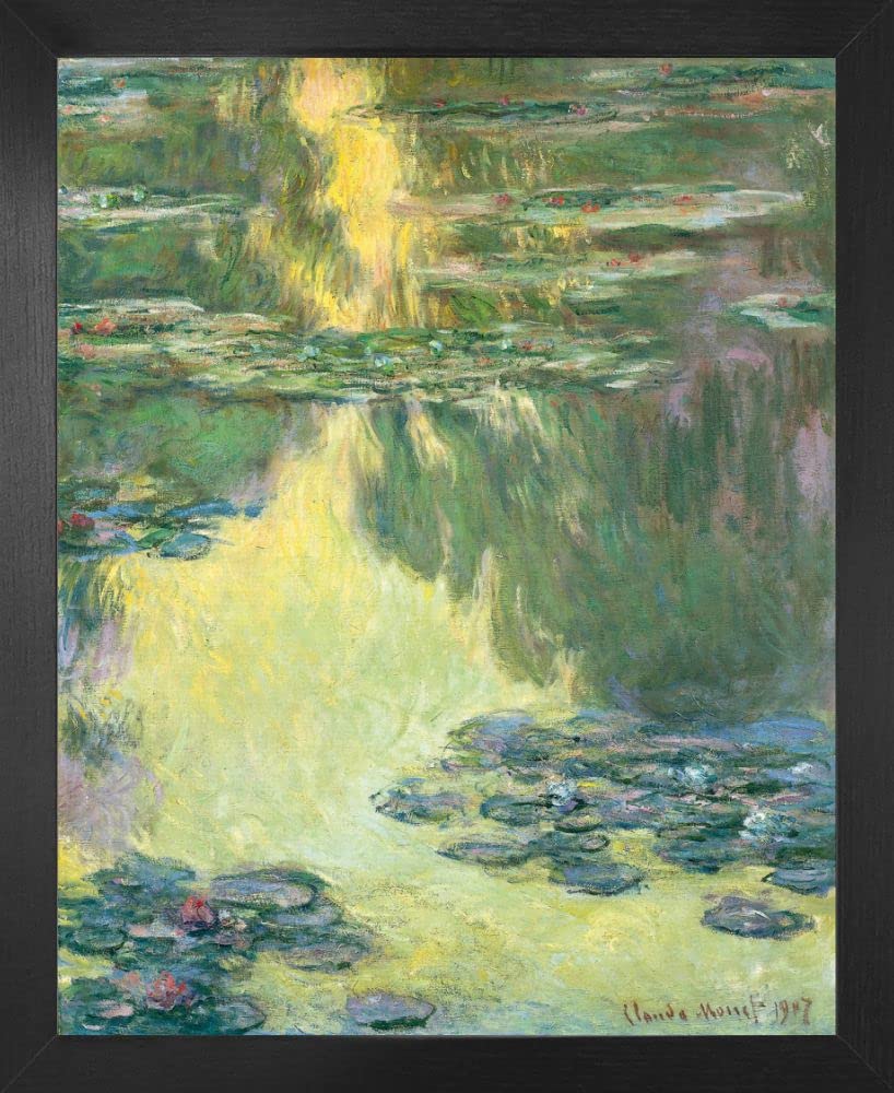 Reproduction Nymphéas Claude Monet affiche encadrée poésie végétale chez soi
