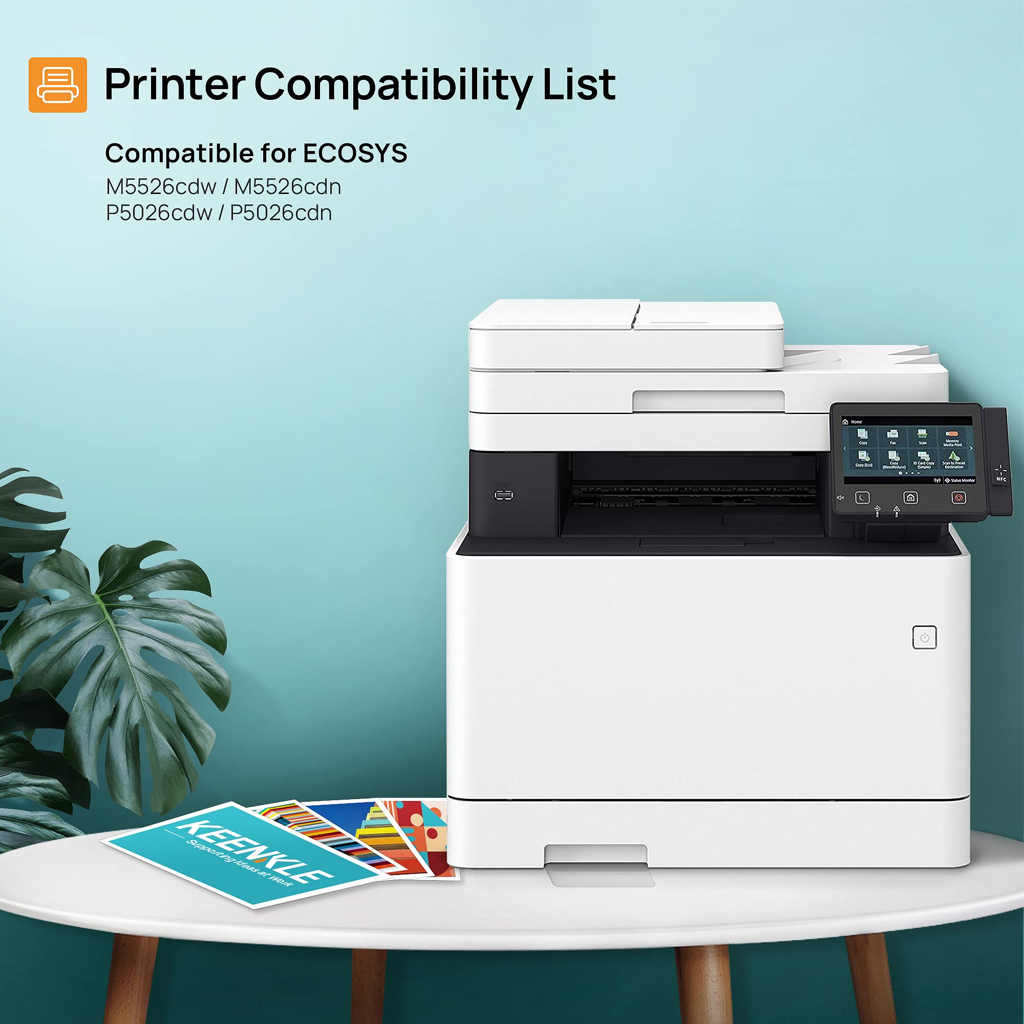 TK-5240 Kyocera - 4 Tóneres Originales Ecosys M5526cdn, M5526cdw, P5026cdn, P5026cdw, Con Bolígrafo Táctil De Tonerliga