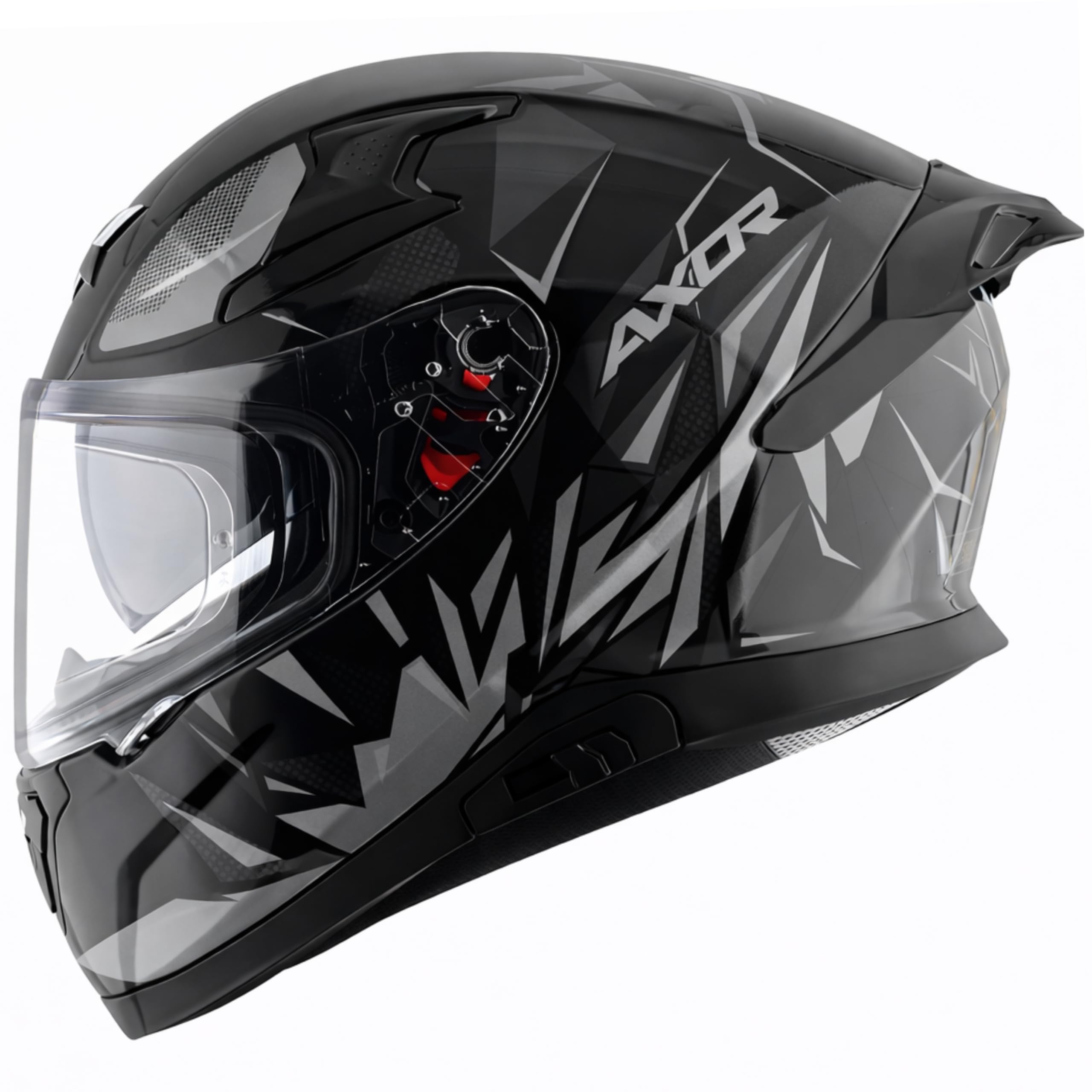 Axor Apex Hunter Black Grey Helmet-L