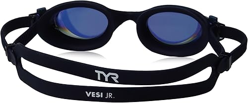 Miniatura 7 de TYR Adult Vesi Mirrored and Non-Mirrored Swimming Goggles with Wide Peripheral Range, Anti Fog, No Leak, and Quick Adjust