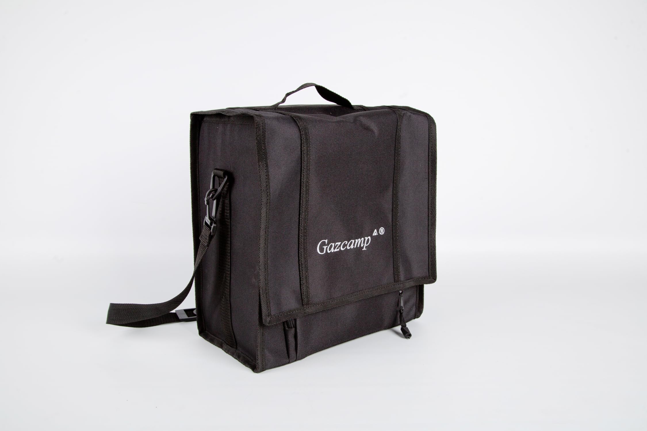 Gazcamp Heatbox 2000-30 mbar Ausführung - Rundum-Paket (silber/edelstahl)