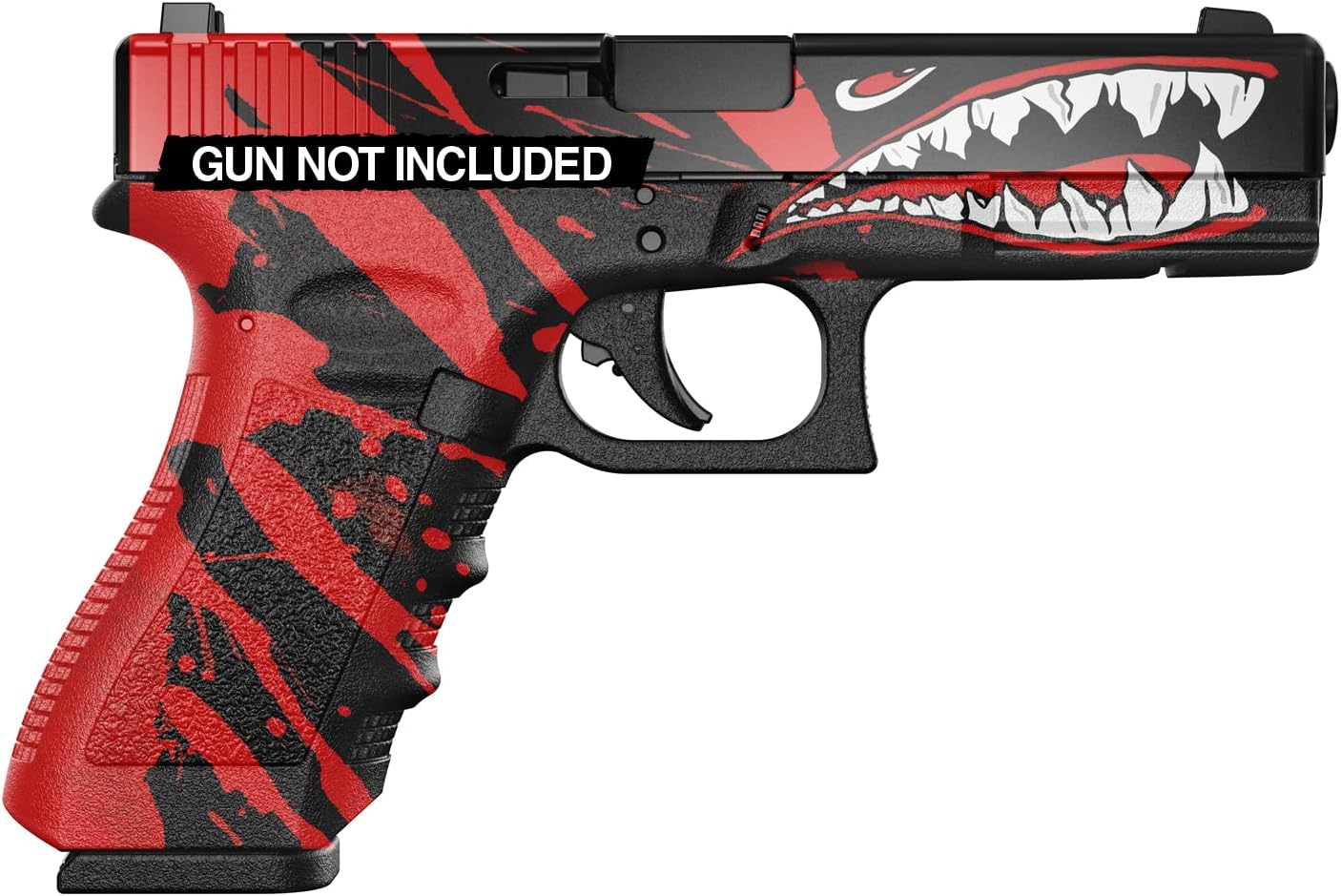 TIRESFXGun Skin Premium Vinyl Pistol Wrap with Matte Finish Waterproof Non-Reflective - Made in USA