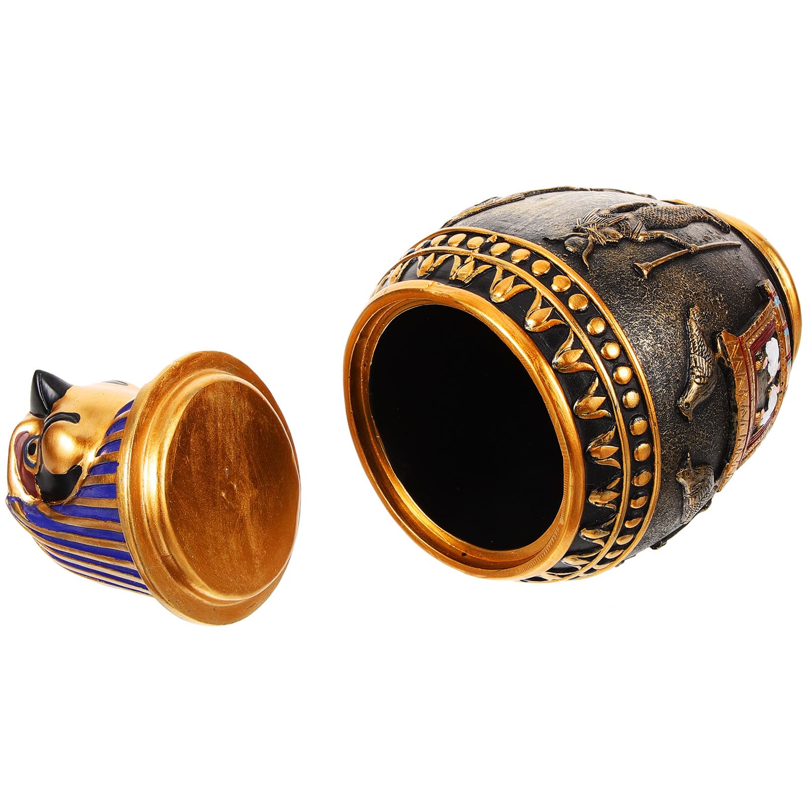 Boîte de cendres d'os pour animaux style égyptien urne funéraire étanche