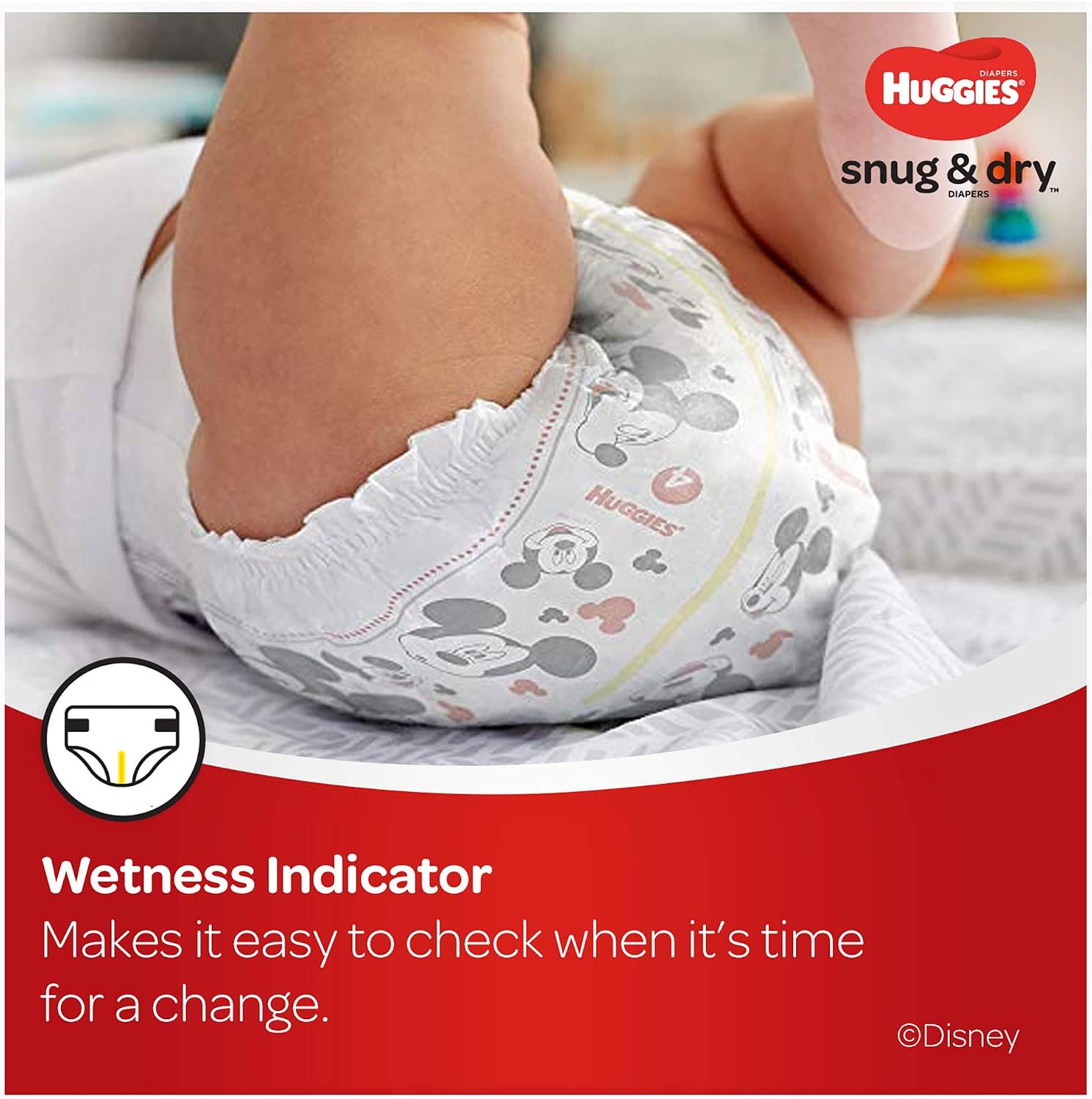Huggies Snug & Dry Baby Diapers, Size 3, 168 Ct