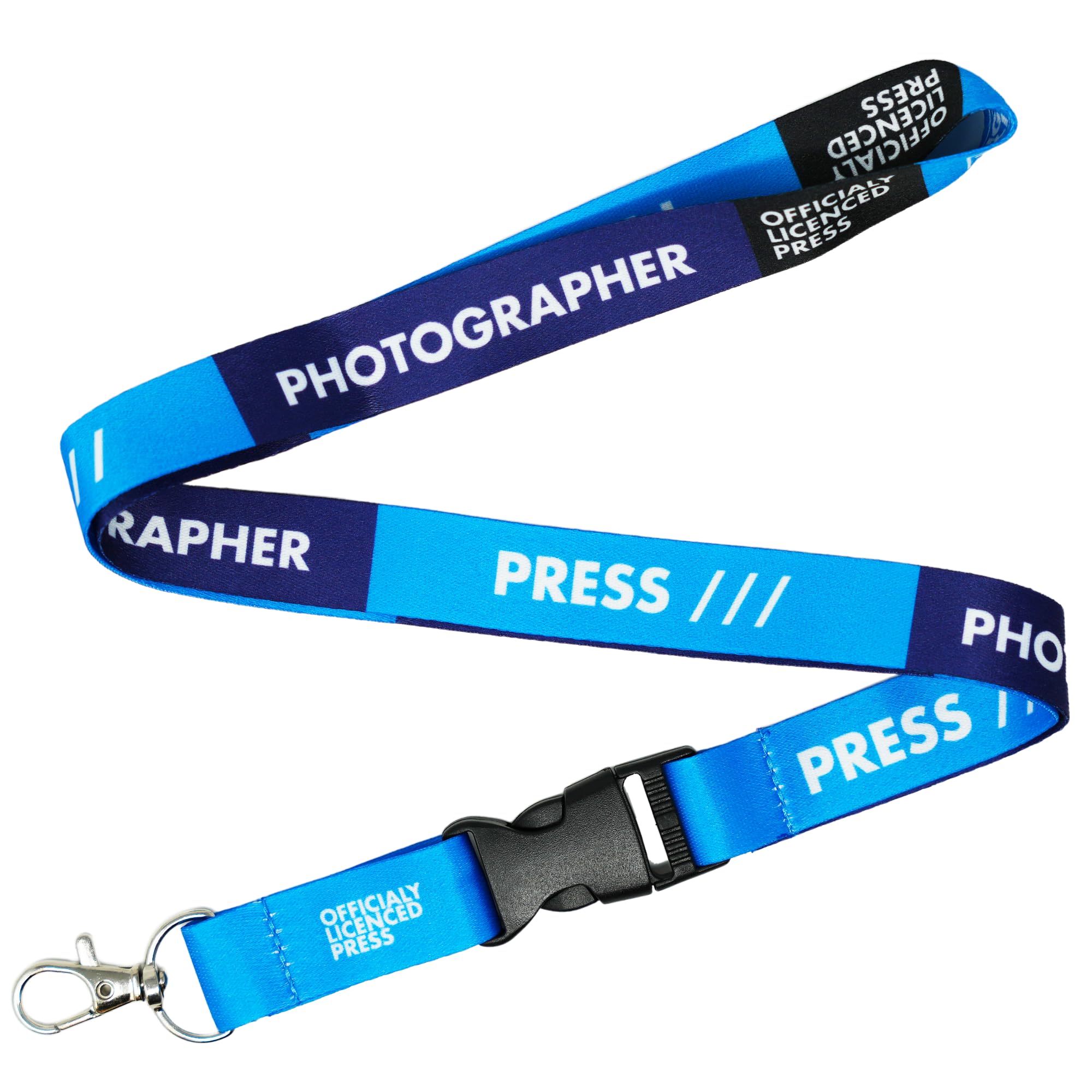 Panda Loco Blue Offiical Press Lanyard With Detachable Clip, And Navy (Photographer)