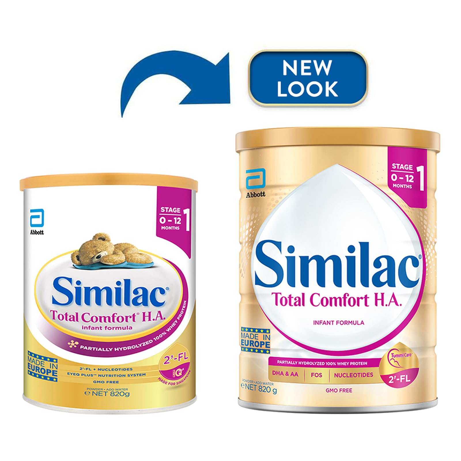 Similac Total Comfort H.A Stage 1 Infant formula, 0-12 months