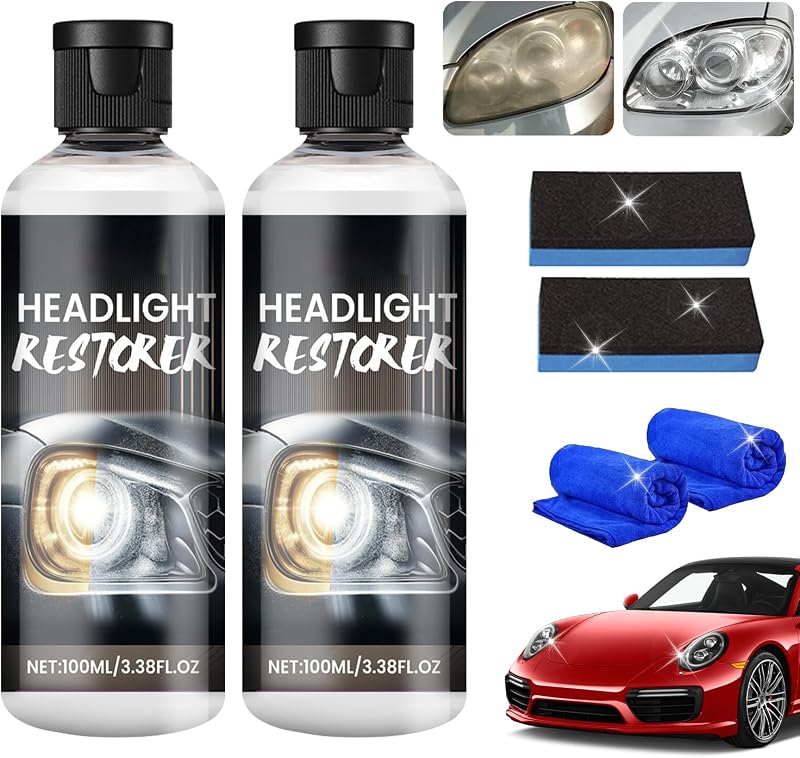 Kit Restaurador e Polidor de Lentes de Farol YOUSHEME – 142 g