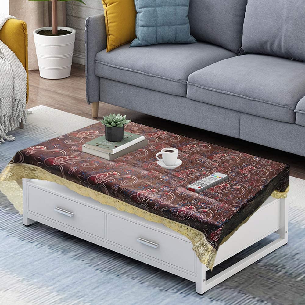 Homerz Premium Center Table Cover, Waterproof and Dustproof (Jaipuri, 40x60 inch- Center Table)