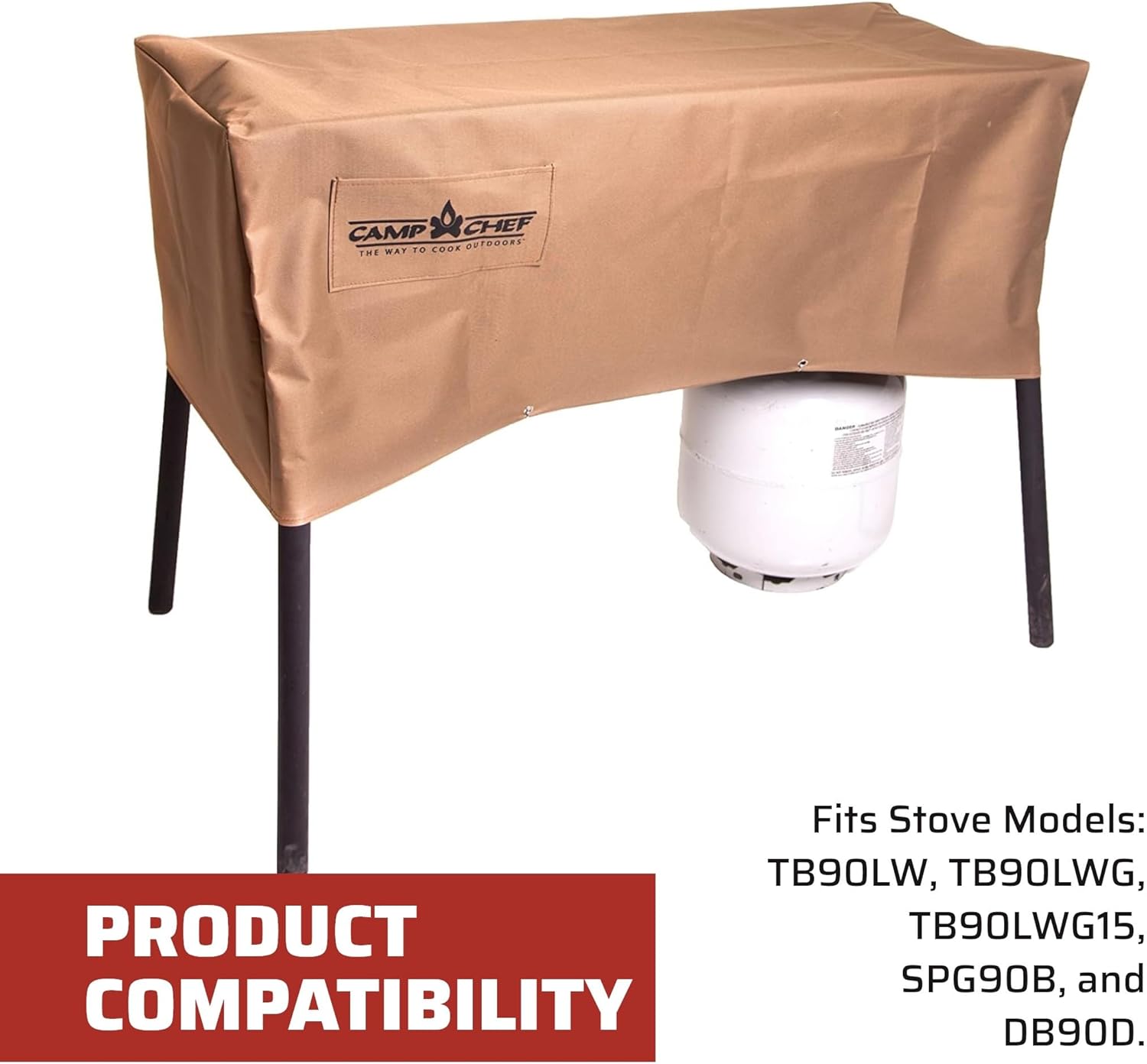 Camp Chef PC42 Stove Patio Cover Fits Models TB90LW, TB90LWG, TB90LWG15,PRO90, SPG90B