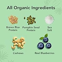Vista 124 de ALOHA Barras de proteína orgánicas a base de plantas, expreso de chocolate (85 mg de cafeína), 12 barras, veganas, bajas en azúcar, sin gluten