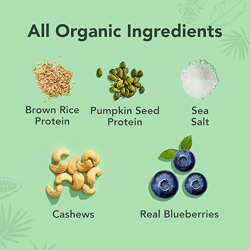 Miniatura 123 de ALOHA - Barra de proteína orgánica a base de plantas, sabor limón y anacardos, vegana, baja carbohidratos y azúcar, paleo, sin GMO, gluten, estevia