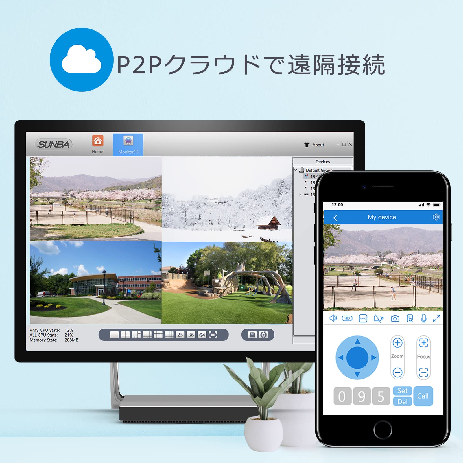 Amazon.co.jp: SUNBA【601-D25X-3MP】 監視カメラ 屋外300万画素 光学