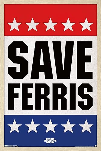 Miniatura 5 de Trends International FERRIS BUELLER - Póster de pared Save, 22.375 x 34 pulgadas, versión premium sin marco Versión premium sin marco,Versión