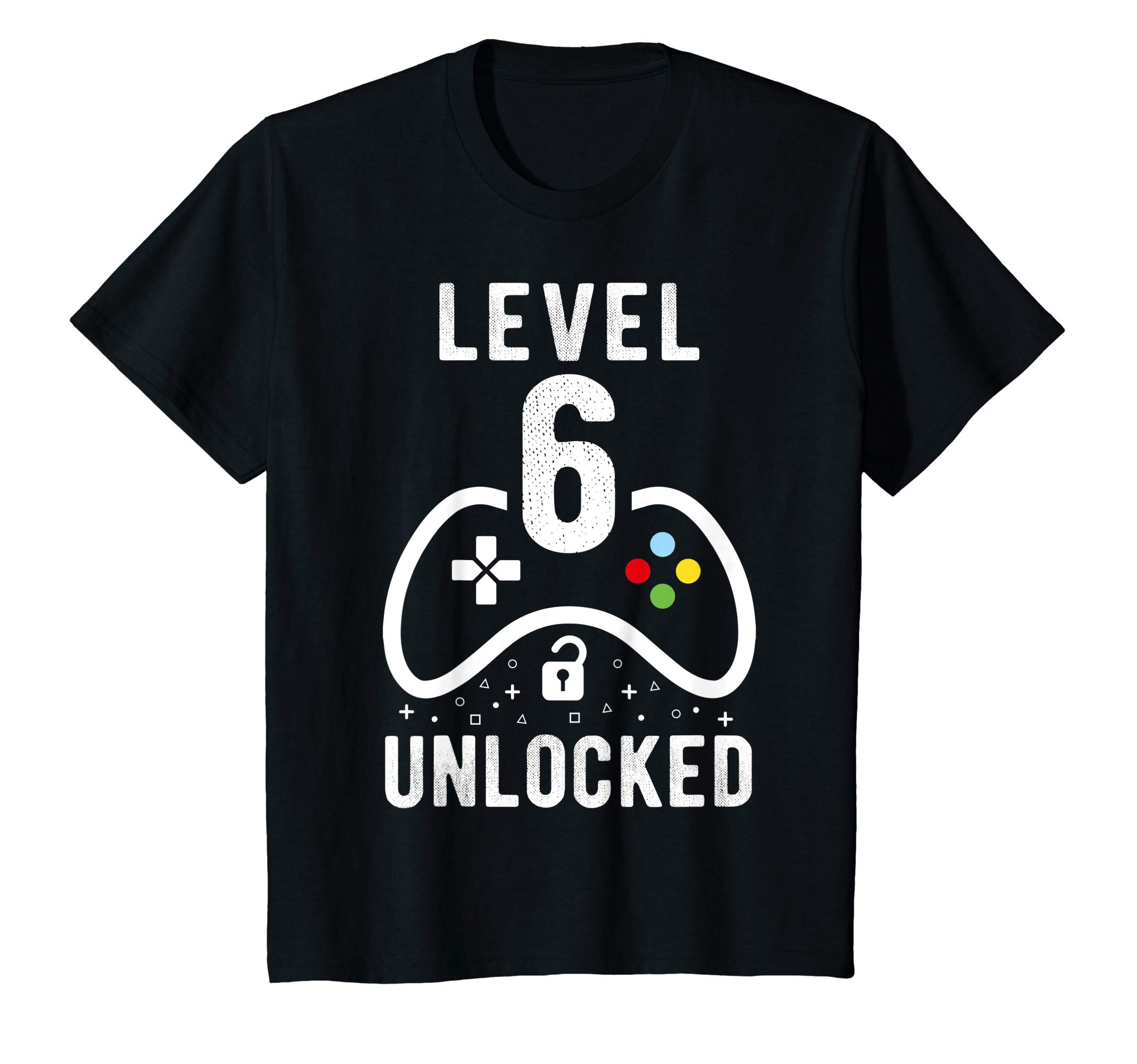 Level 6 Unlocked Video Game 6th Birthday Gift T-Shirt