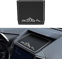 Vista 8 de JKCOVER Tapetes para tablero Compatible con Subaru Crosstrek/Impreza 2018-2022 2023 y Subaru Forester 2019-2024 Accesorios Tapetes para consola Rojo