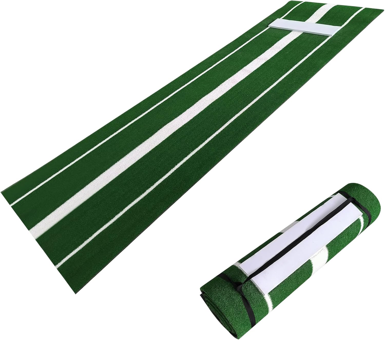 10x3 ft Softball/Baseball Pitching Mat, Antifade Turf, Antislip Foam Backing, Fastpitch Equipment for Softball and Baseball Pitchers Practice