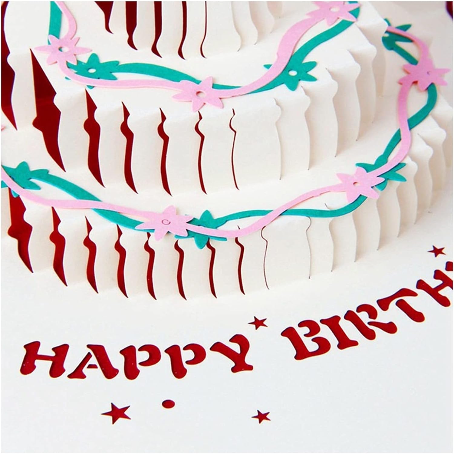 誕生日グリーティングカード 誕生日カード3Dカルテフレーズポップ 上ケーキお誕生日おめでとうご挨拶招待状カードボーイガールキッズギフ