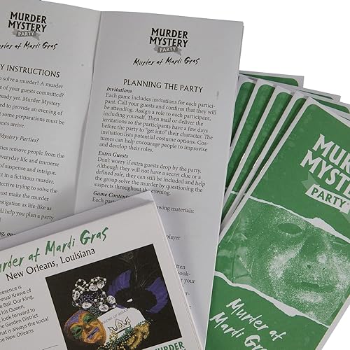 Miniatura 2 de Jueg de fiesta Murder Mystery- Murder at Mardi Gras