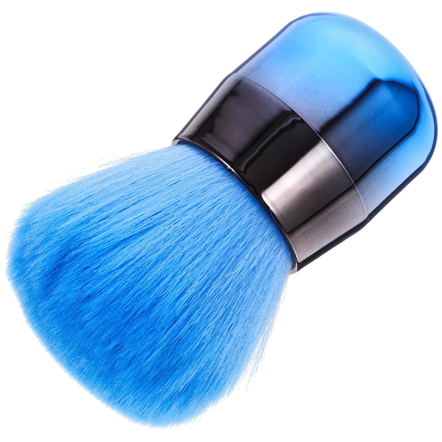 Green Cosmetic Powder Brush for Daily Use with Soft Artificial Fiber Bristles, Suitable for Sensitive Skin, Blush Powder Applicator Makeup Tool for Face Application