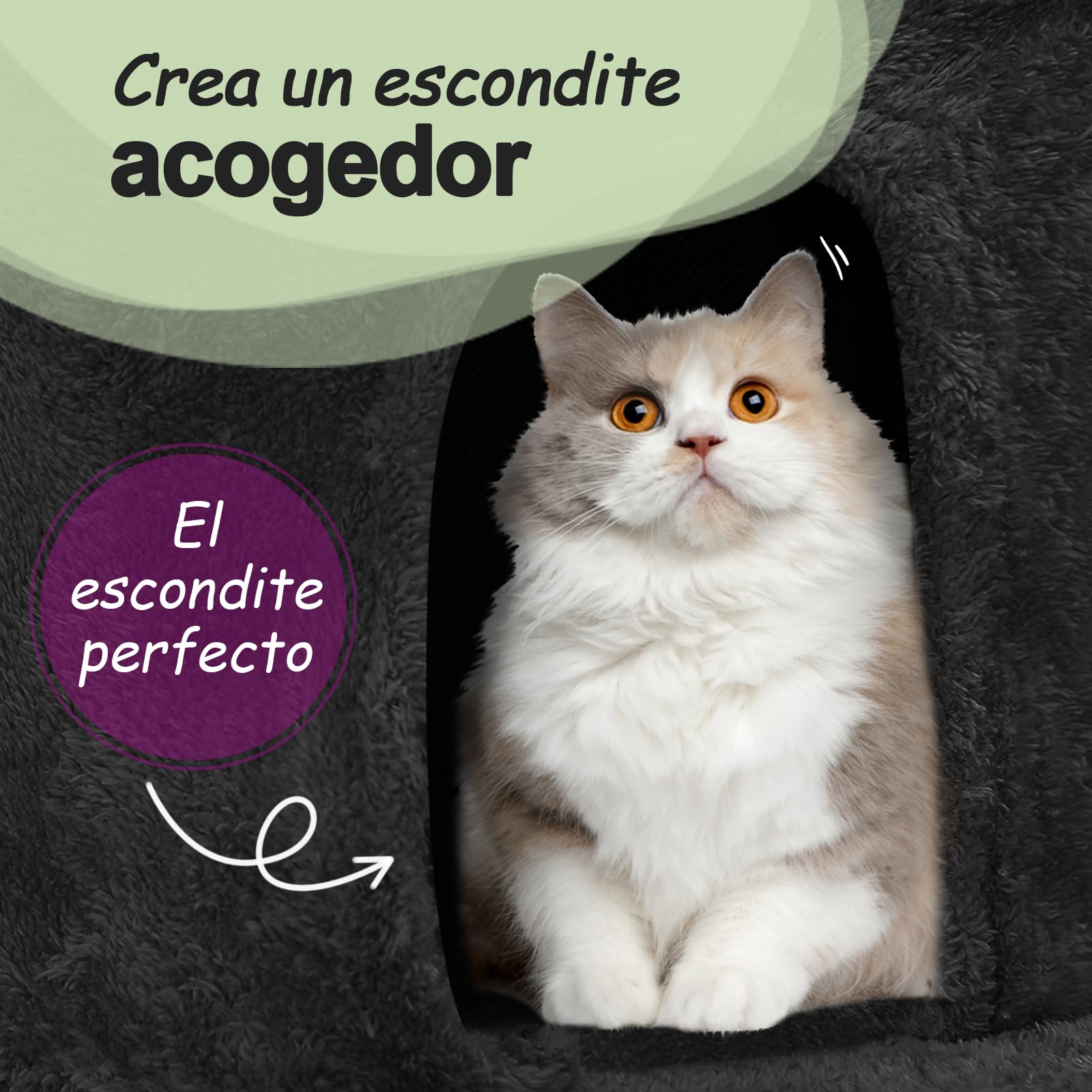 vidaXL Rascador para Gatos con Postes de Sisal Gris Claro 188 cm Mascotas