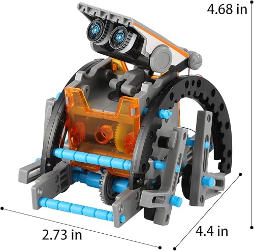 Miniatura 2 de Lucky Doug Kit de robot solar STEM 12 en 1 regalos para niños de 8 9 10 11 12 13 años conjunto de experimentos científicos de construcción educativa
