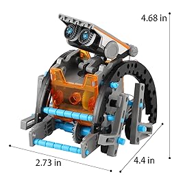 Lucky Doug Solar Power Kits Toys for Boys Ages 8-13, STEM Robot Kit Toys Gifts for Kids 8 9 10 11 12 13 Years, Educational Building Science Experiment Set Birthday for Kids Boys Girls