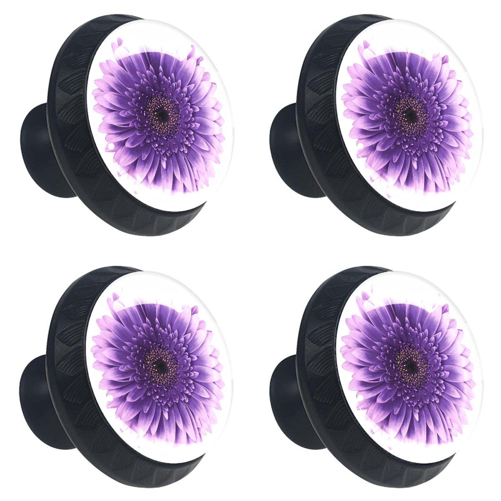 Boutons de meuble ronds marguerites en verre pour sublimer la chambre de votre enfant
