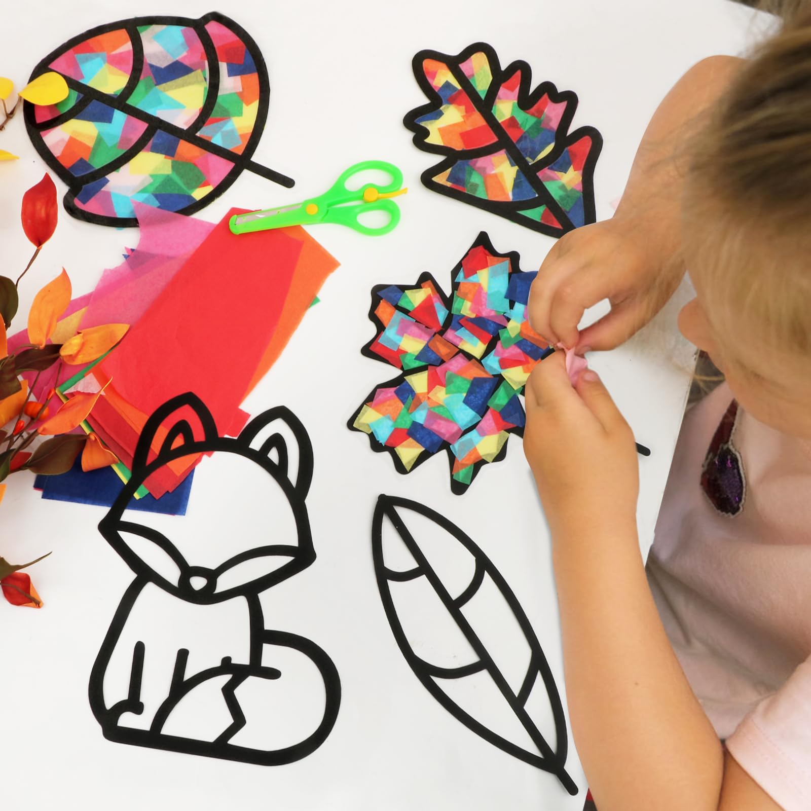 1000+ Gommettes Enfant 2-3 Ans - Autocollants 3D Animaux & Fruits - Loisirs Créatifs
