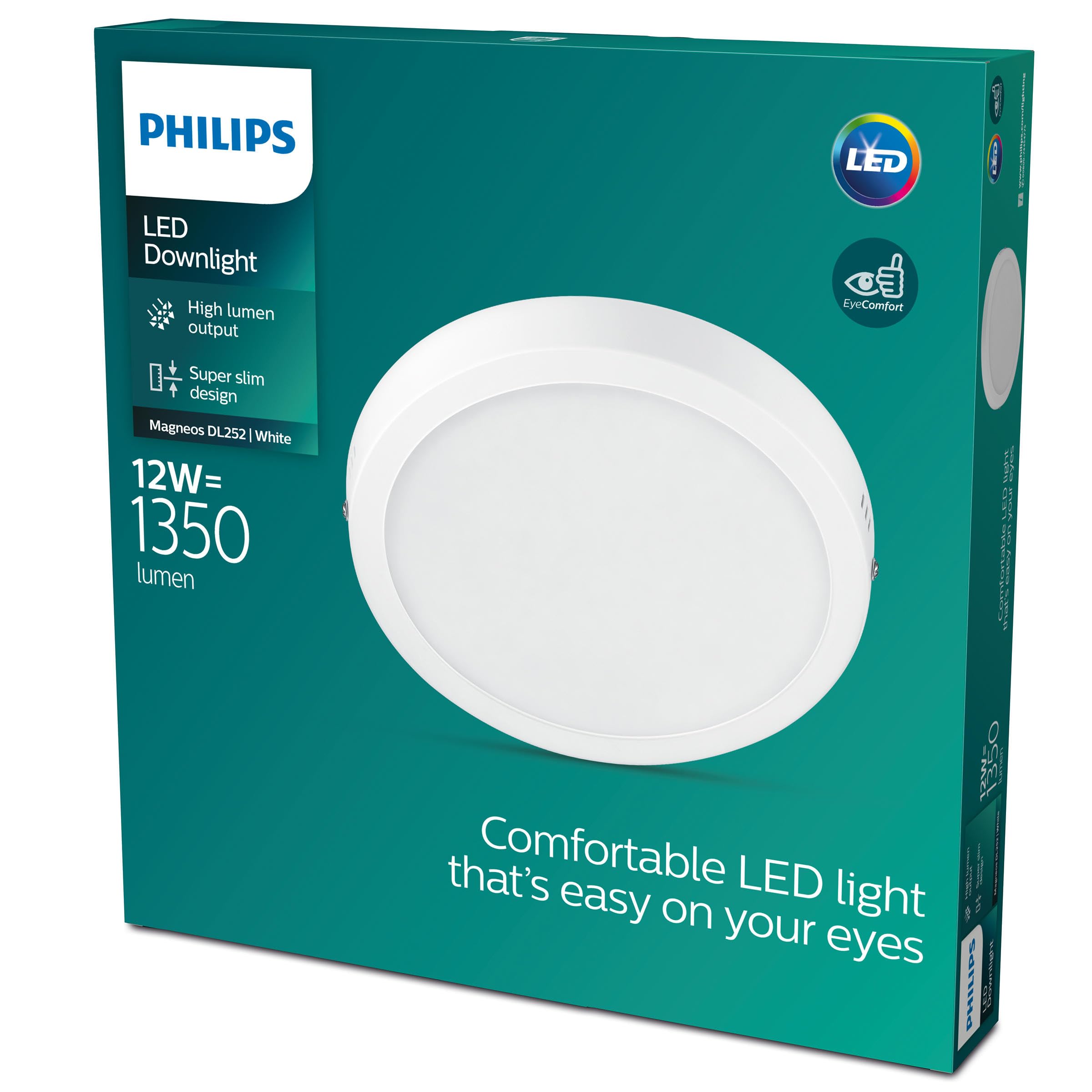 Philips Magneos Yuvarlak Tavan Lambası 12W 1350 Lumen 4000K Gün Işığı (21 cm)