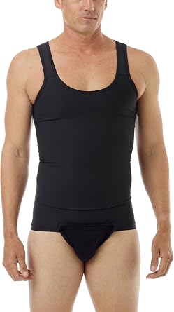 Underworks Mens Compression Tanksuit Girdle Shirt