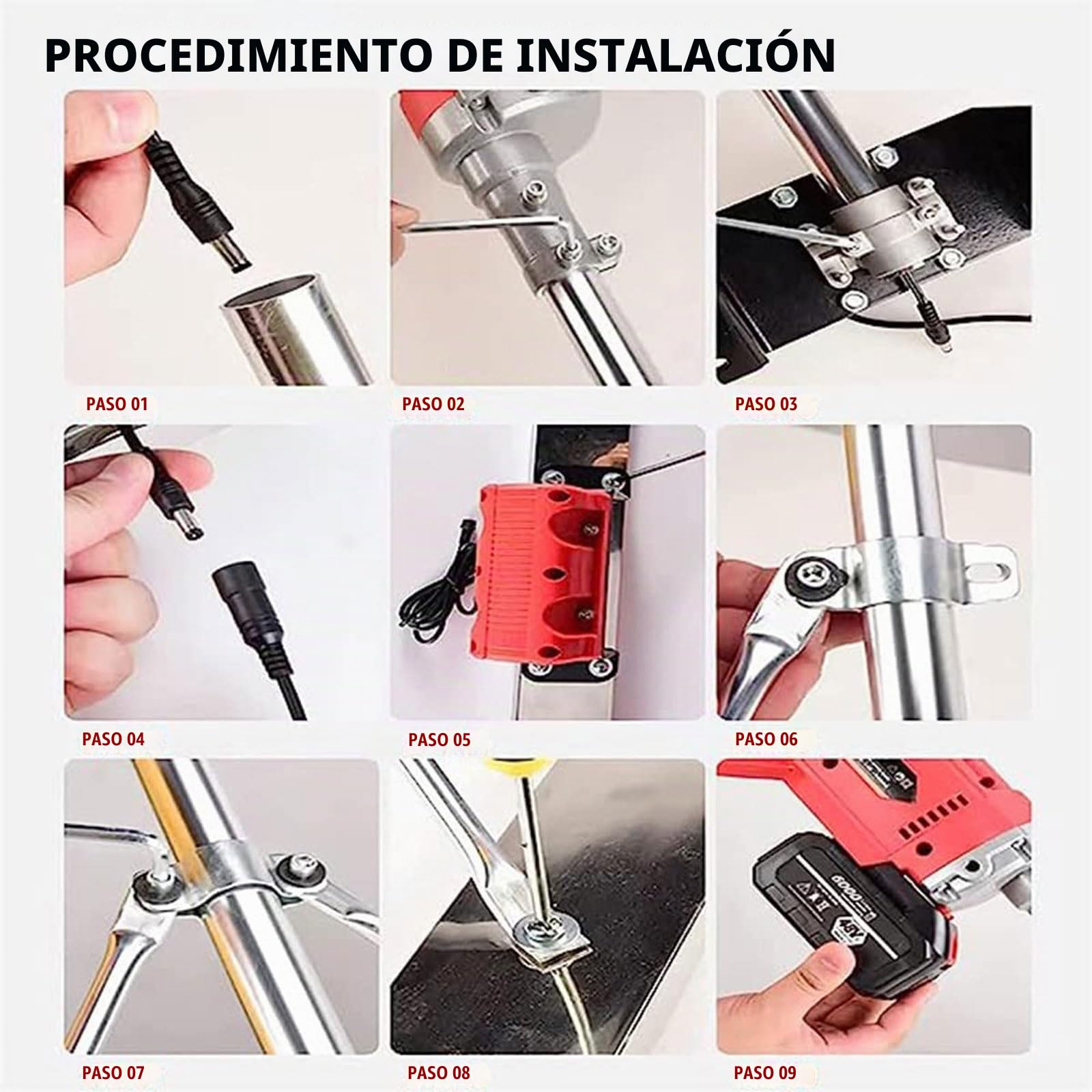 Herramienta de acabado de hormigón con regla eléctrica, kit vibratorio de regla de hormigón con 1 batería, hoja de 6000 RPM/MIN 150 cm, acabado más suave de superficie de cemento con regla eléctrica