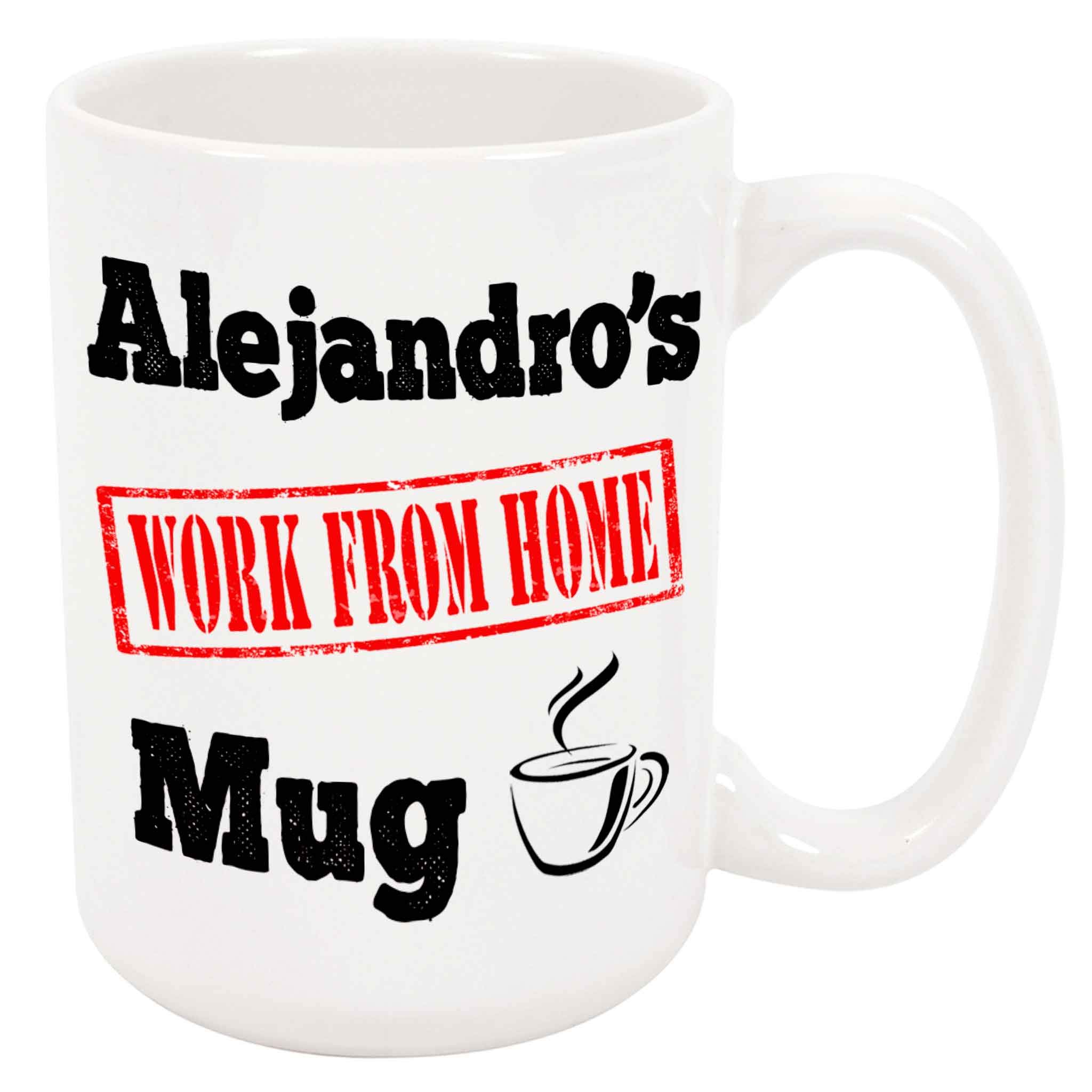 Becher Alejandros Arbeit von zu Hause BirthTasse Vatertag 2 Stück